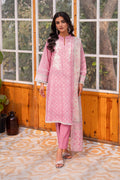 Embroidered - 3 Pc Lawn Suit (Chiffon Dupatta)