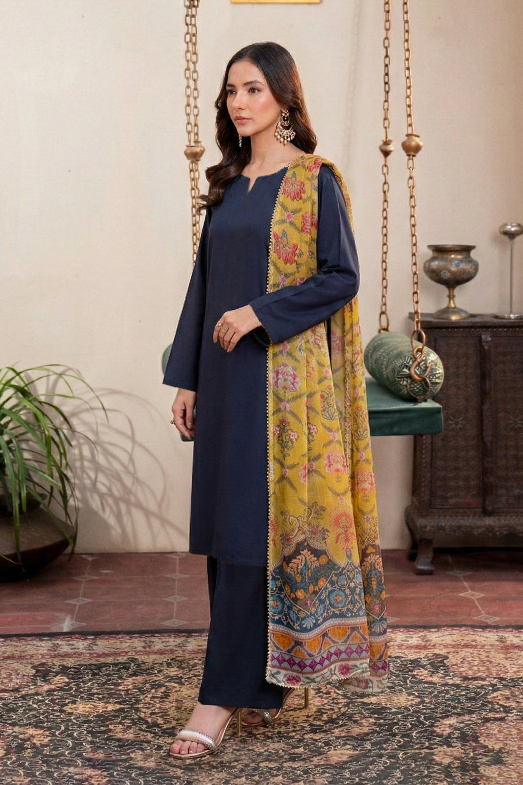 Printed - 1 Pc Chiffon Dupatta