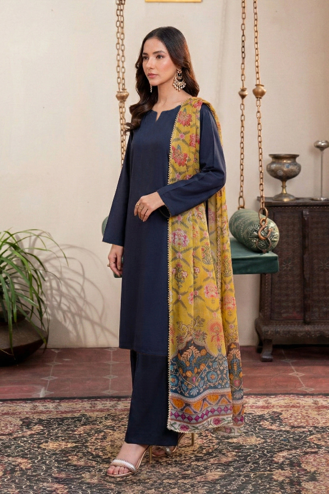 Printed - 1 Pc Chiffon Dupatta