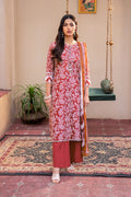 Printed - 3 Pc Lawn Suit(Chiffon Dupatta)
