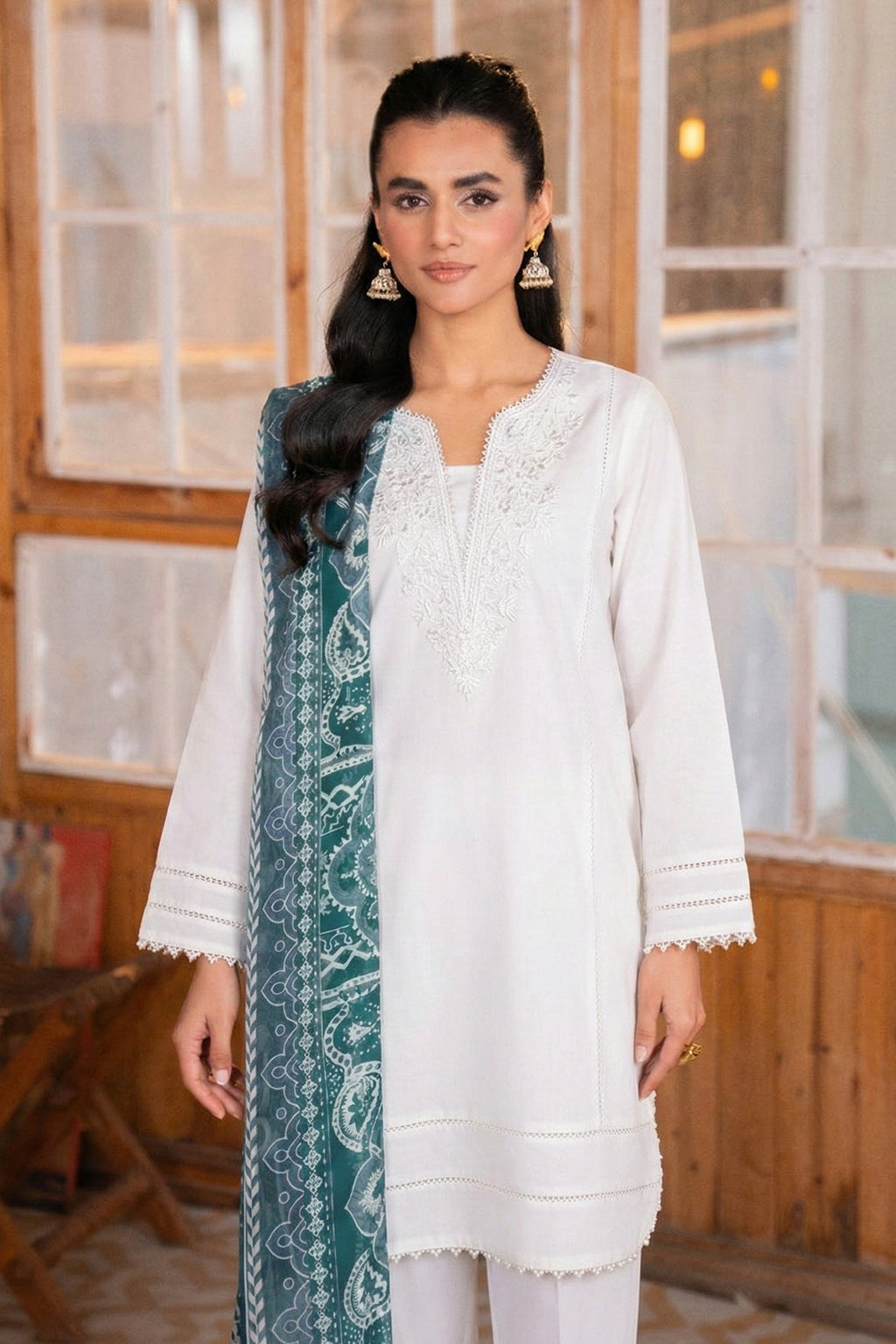 Printed - 1 Pc Chiffon Dupatta
