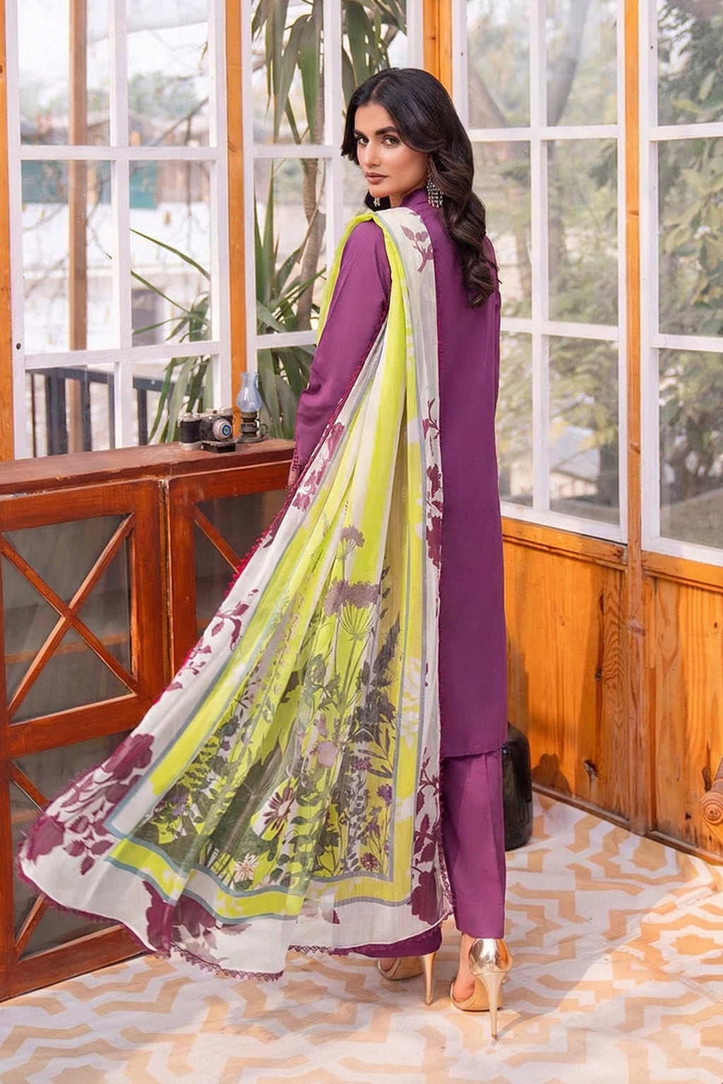 Printed - 1 Pc Chiffon Dupatta