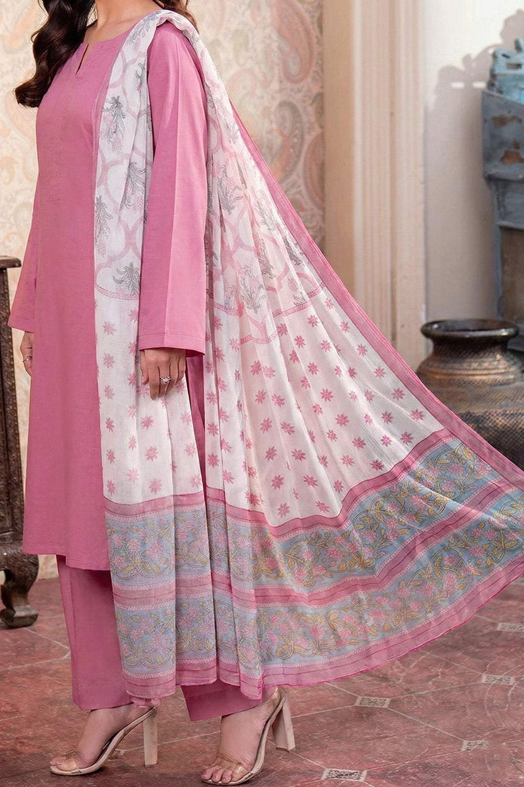 Printed - 1 Pc Chiffon Dupatta