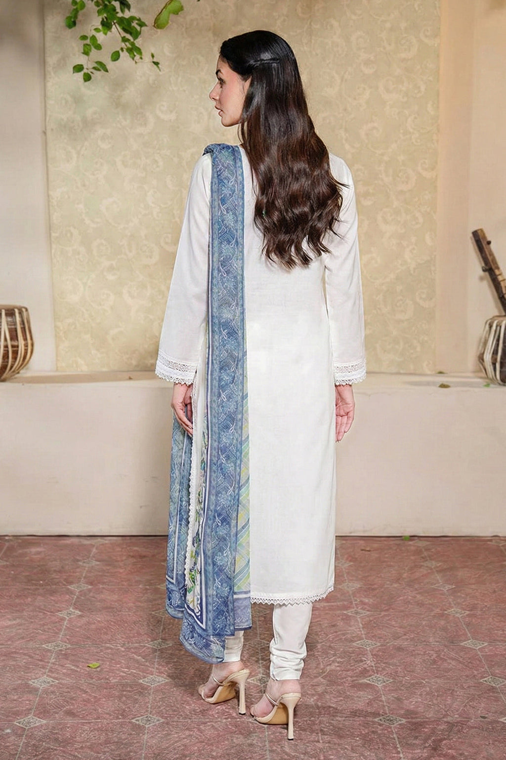 Printed - 1 Pc Chiffon Dupatta