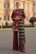 Embroidered - 3 Pc Lawn Suit (Dyed Yarn Dupatta)
