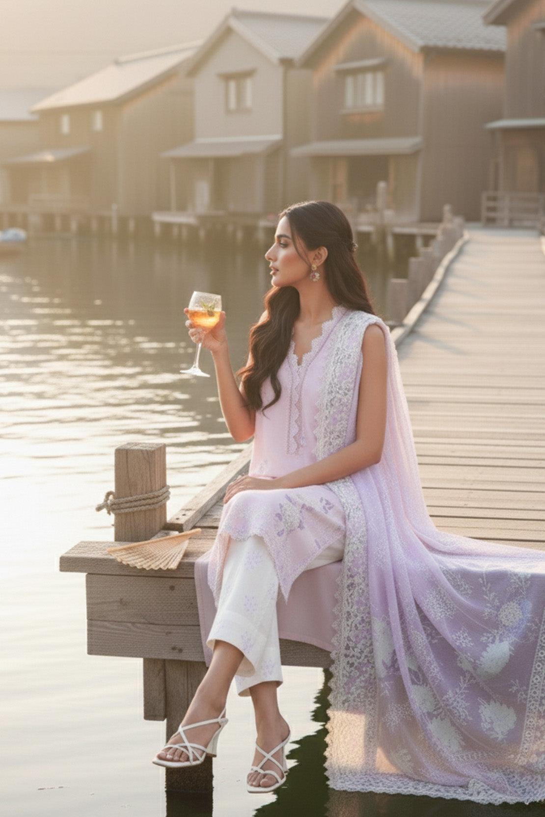 Embroidered - 3 Pc Lawn Suit (Lawn Dupatta)