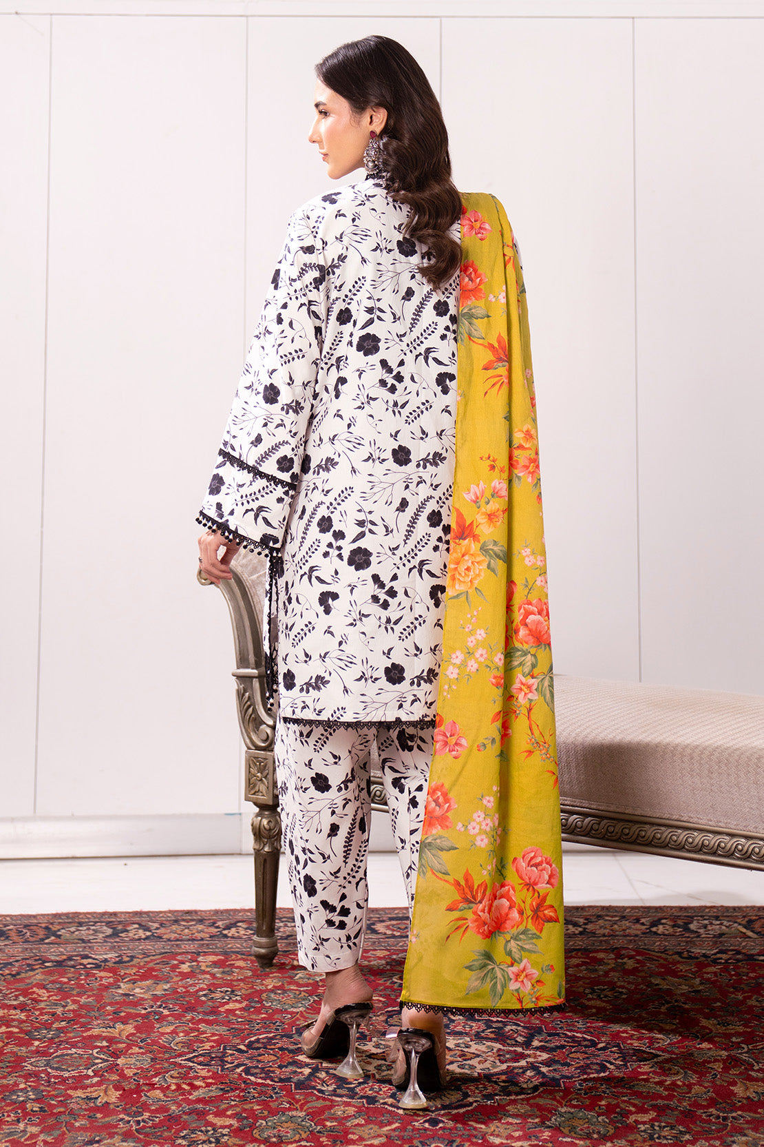 Printed - 3 Pc Lawn Suit (Lawn Dupatta)