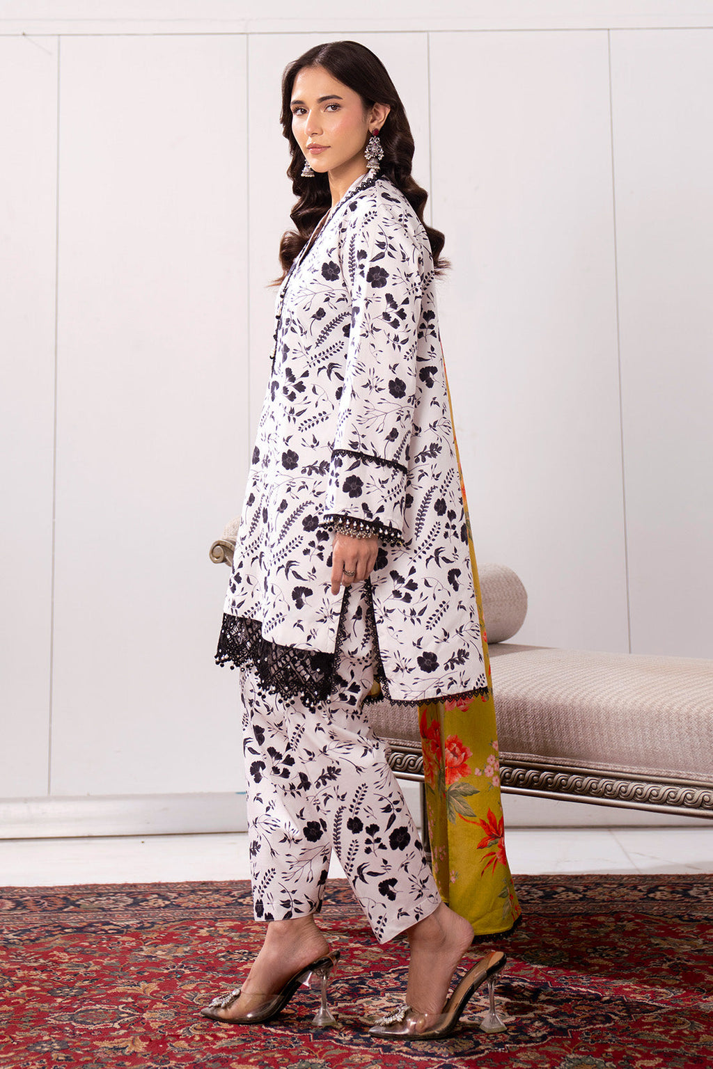 Printed - 3 Pc Lawn Suit (Lawn Dupatta)