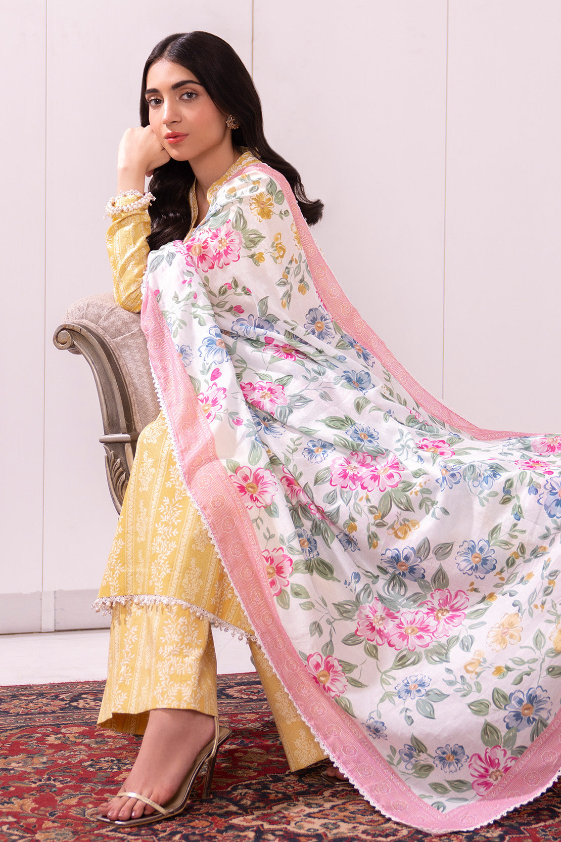 Printed - 3 Pc Lawn Suit (Lawn Dupatta)