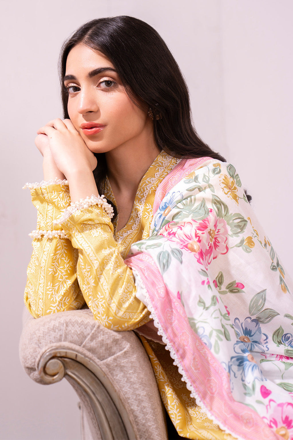 Printed - 3 Pc Lawn Suit (Lawn Dupatta)
