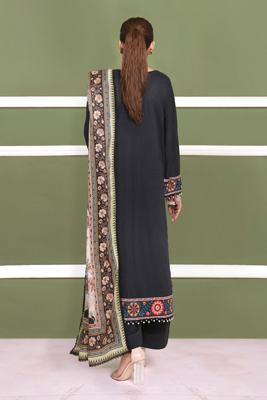 Printed - 3 Pc Cambric Suit