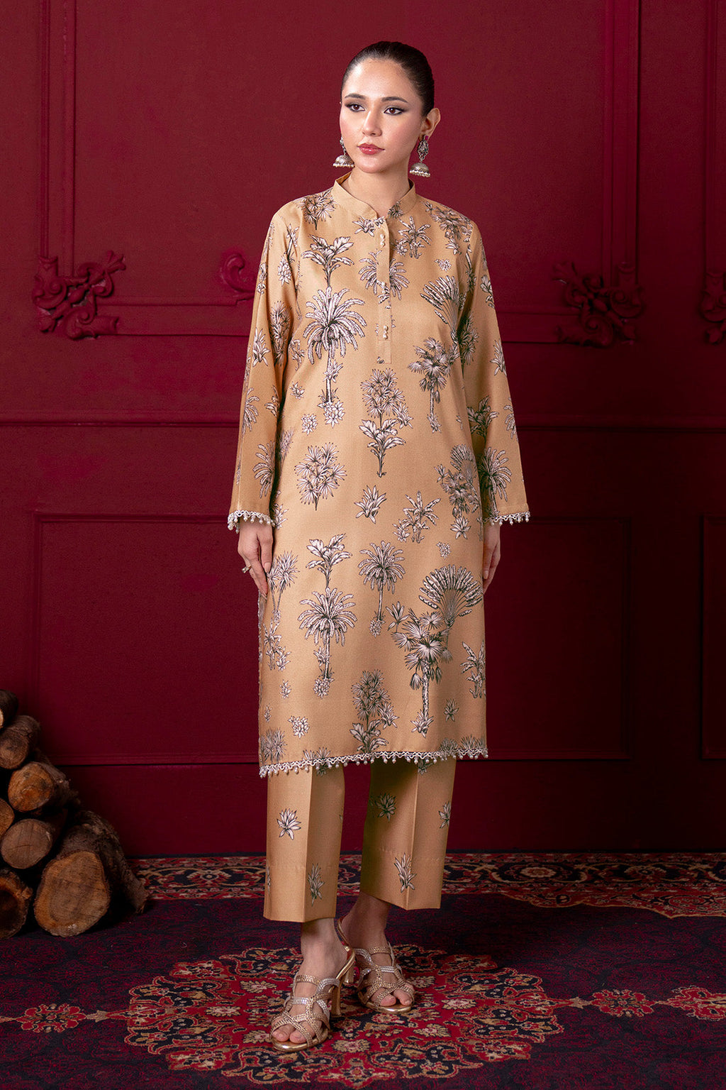 Printed - 2 Pc Linen Suit