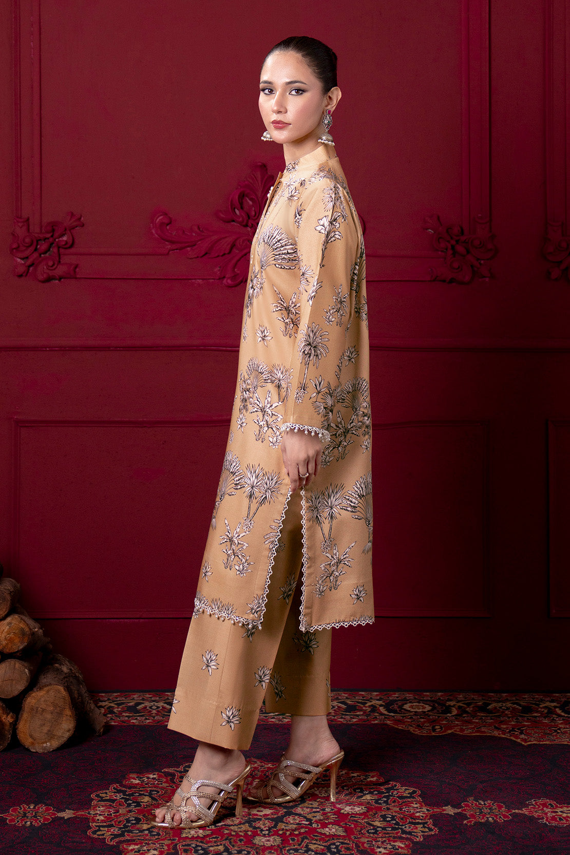 Printed - 2 Pc Linen Suit