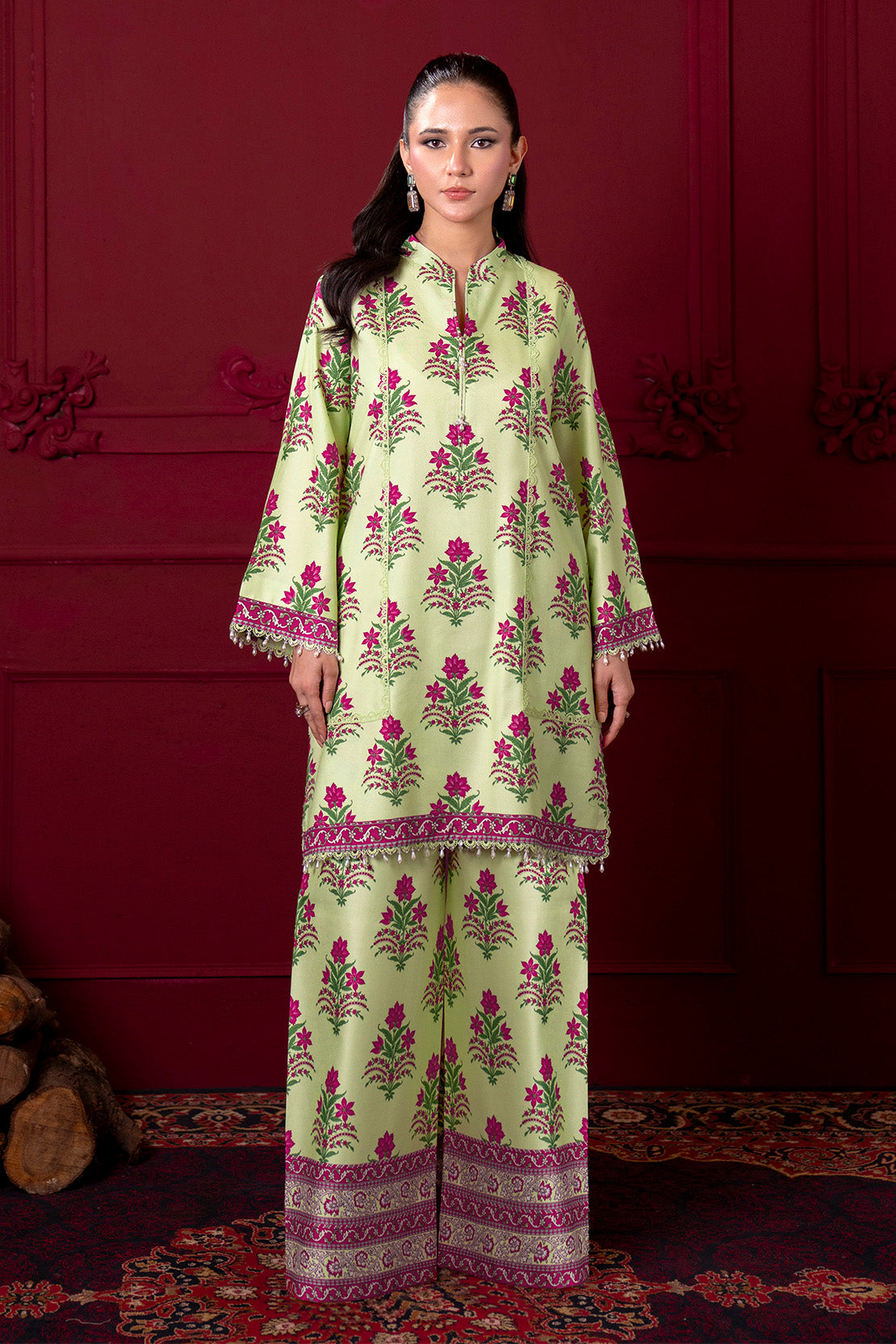 Printed - 2 Pc Linen Suit