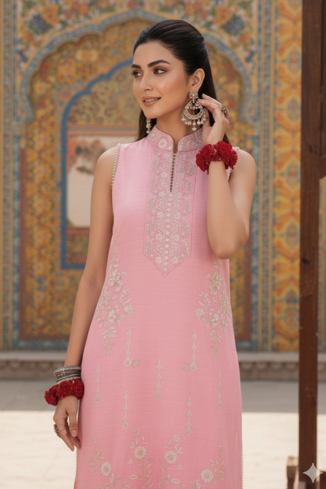 2PC Wedding Unstitched (Raw Silk)