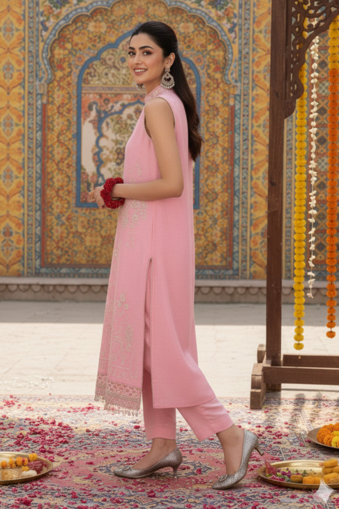 2PC Wedding Unstitched (Raw Silk)