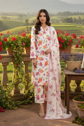 Printed - 3 Pc Slub Karandi Suit