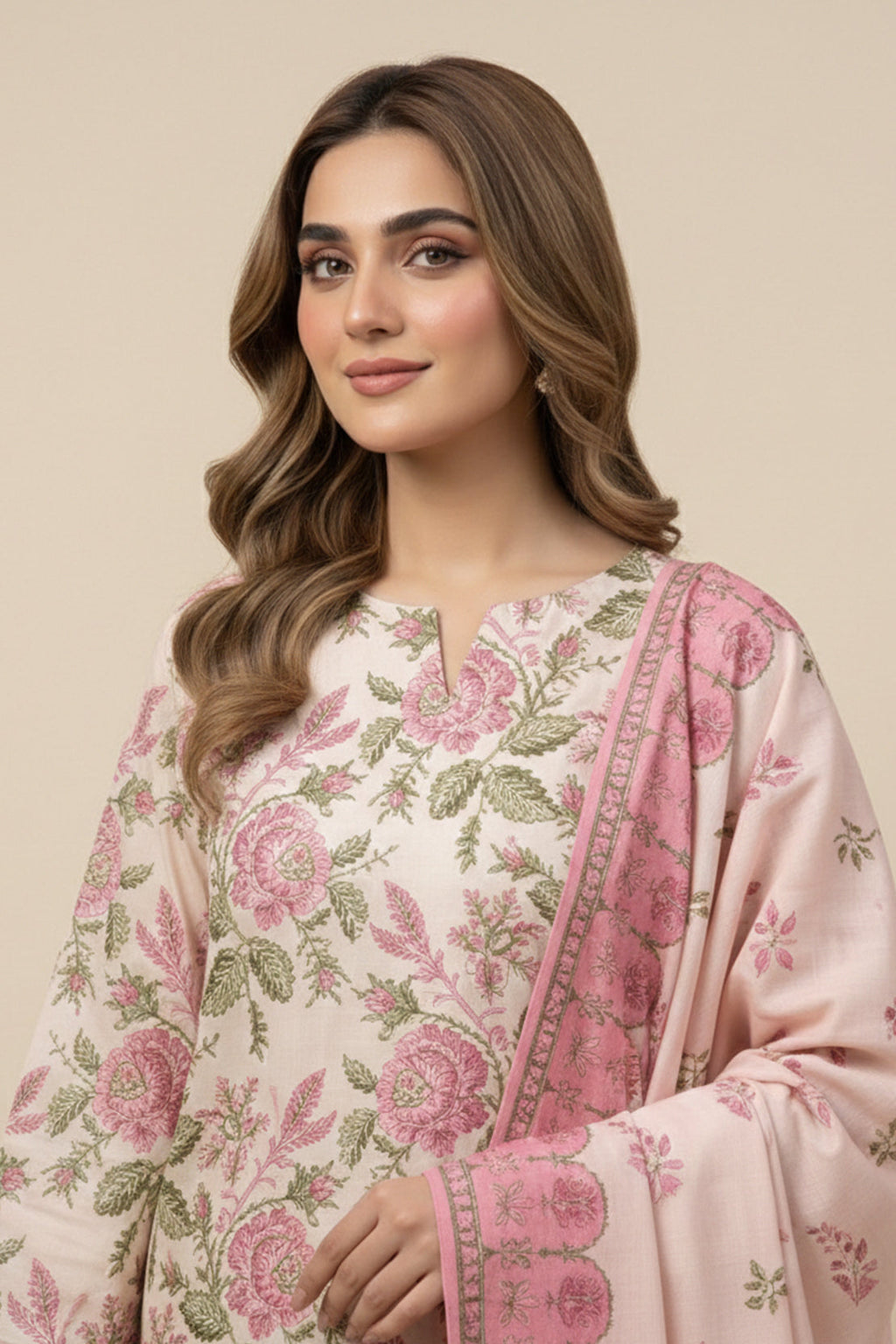 Printed - 2 Pc Lawn Suit (Shirt & Dupatta)