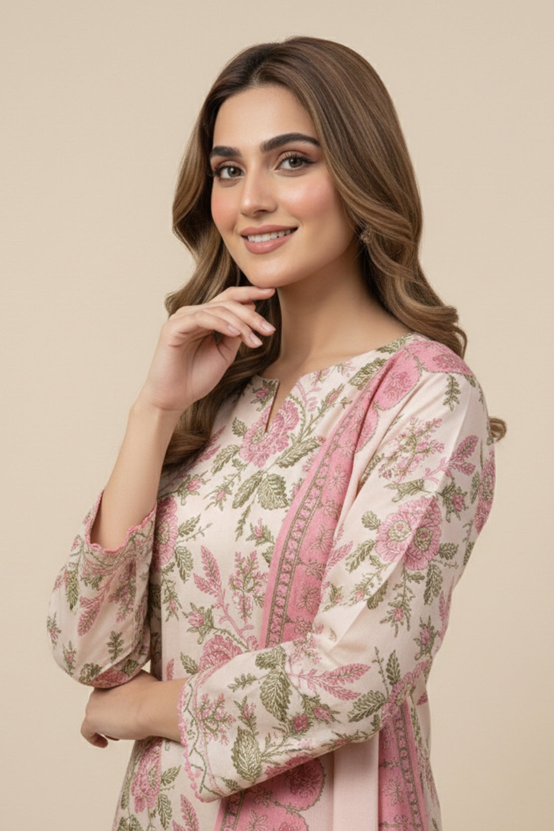 Printed - 2 Pc Lawn Suit (Shirt & Dupatta)