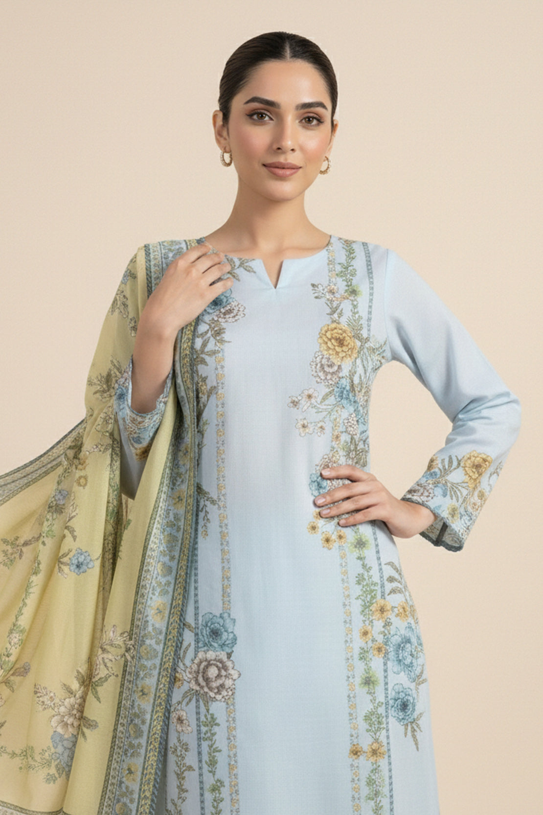 Printed - 2 Pc Lawn Suit (Shirt & Dupatta)