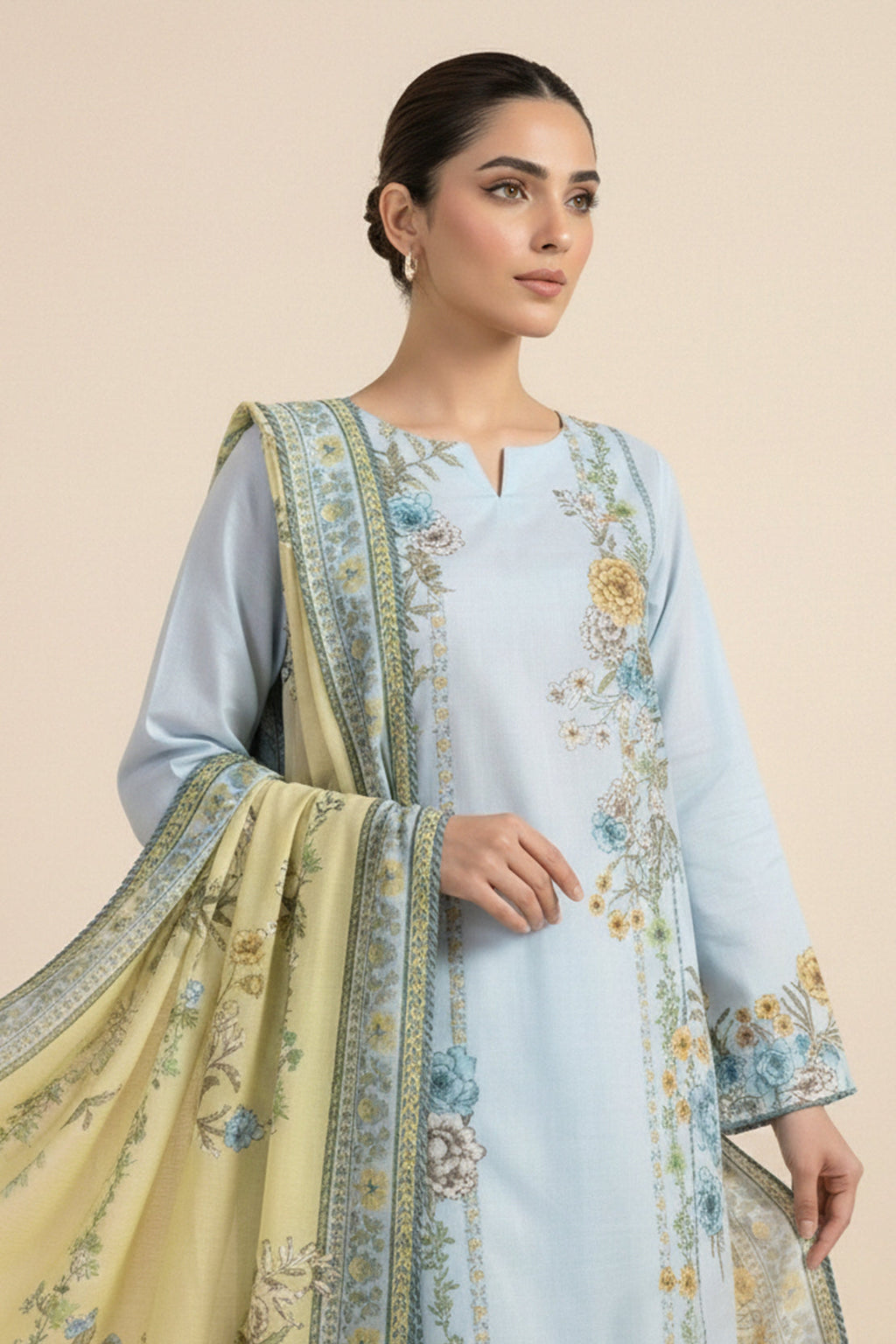 Printed - 2 Pc Lawn Suit (Shirt & Dupatta)