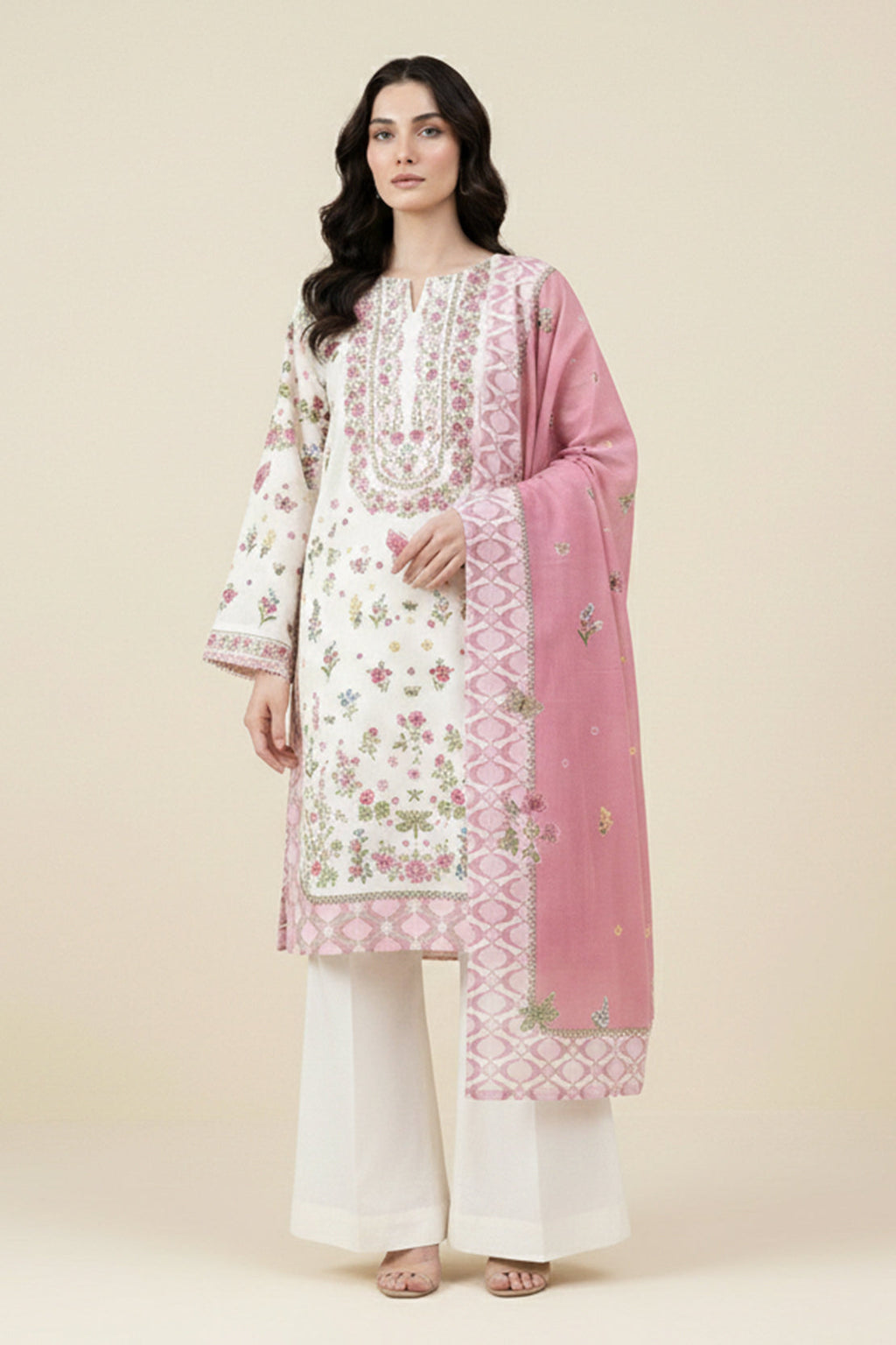 Printed - 2 Pc Lawn Suit (Shirt & Dupatta)