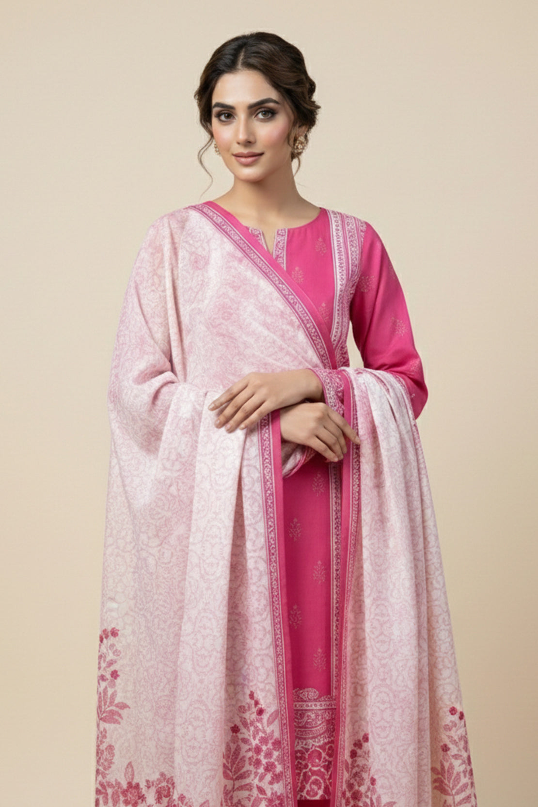 Printed - 2 Pc Lawn Suit (Shirt & Dupatta)