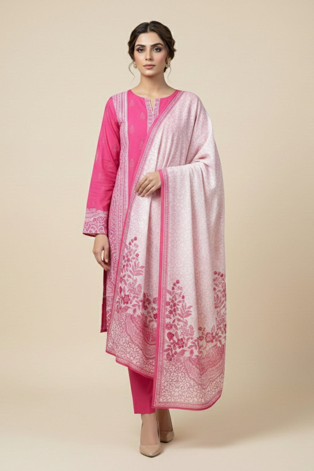 Printed - 2 Pc Lawn Suit (Shirt & Dupatta)
