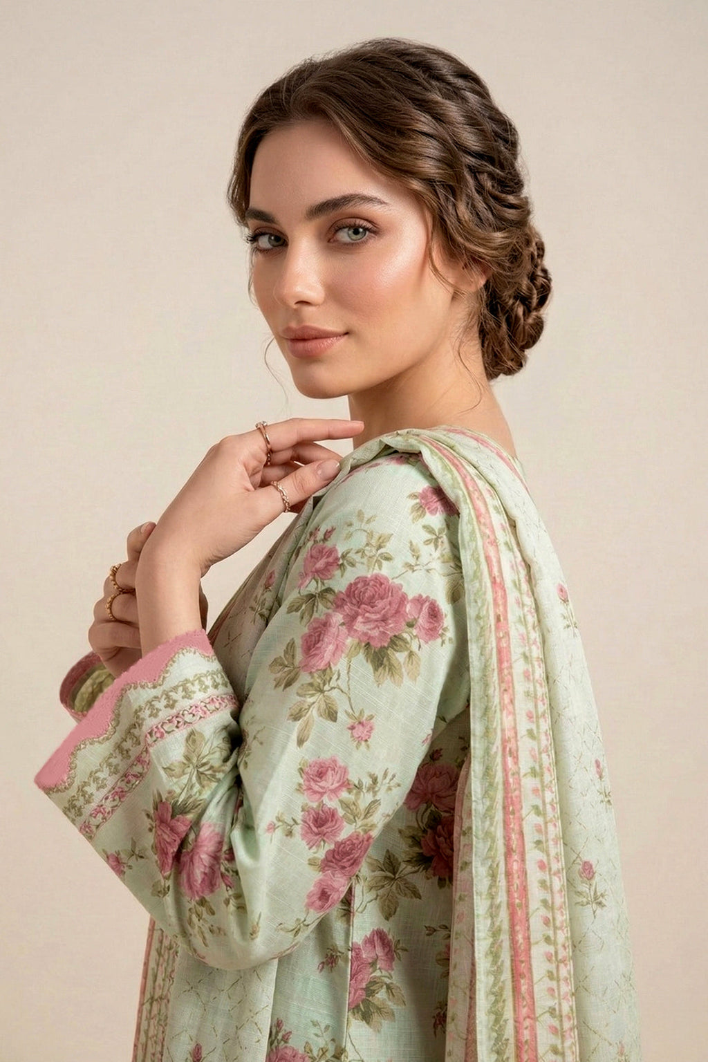 Printed - 2 Pc Lawn Suit (Shirt & Dupatta)