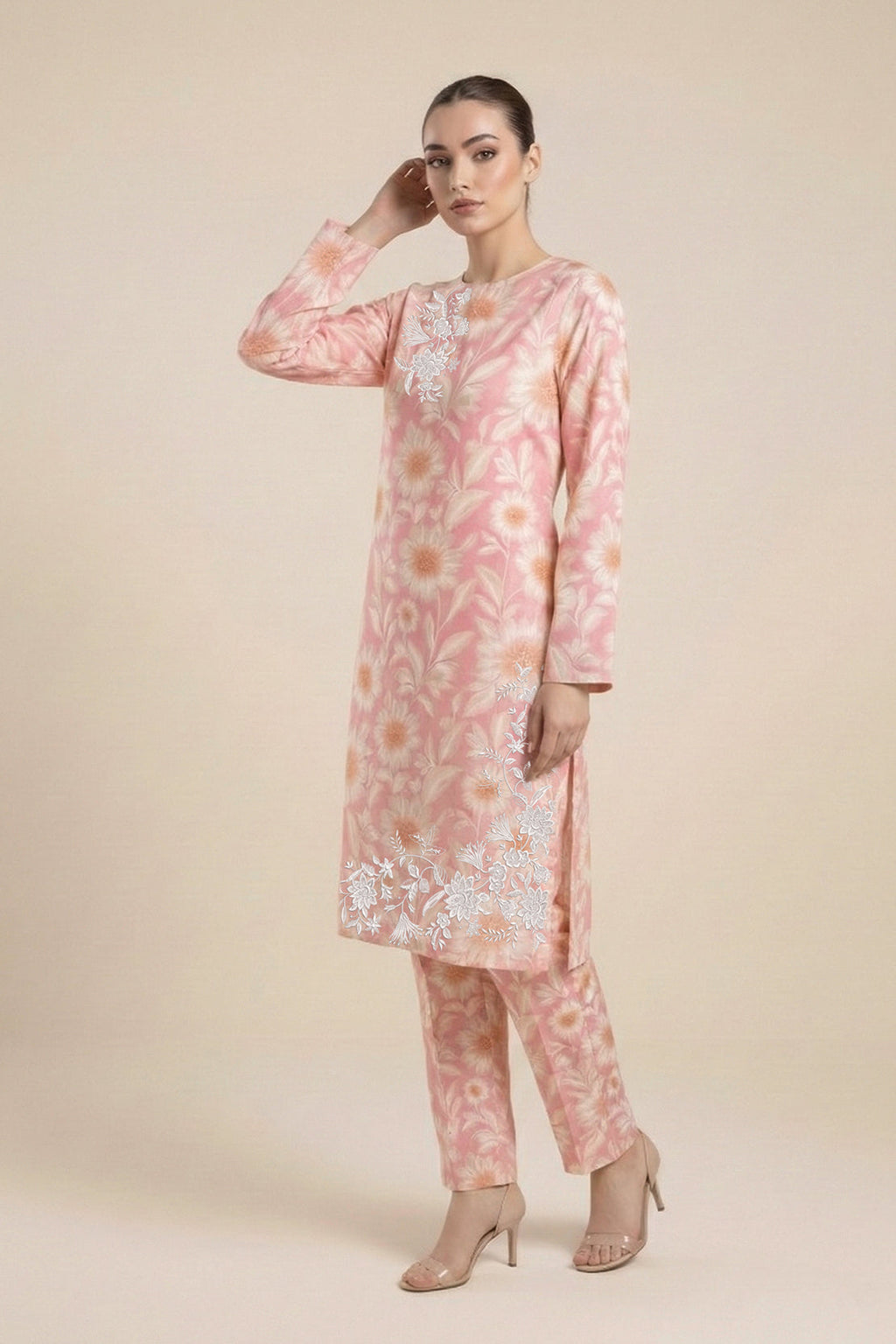 Embroidered - 2 Pc Lawn Suit
