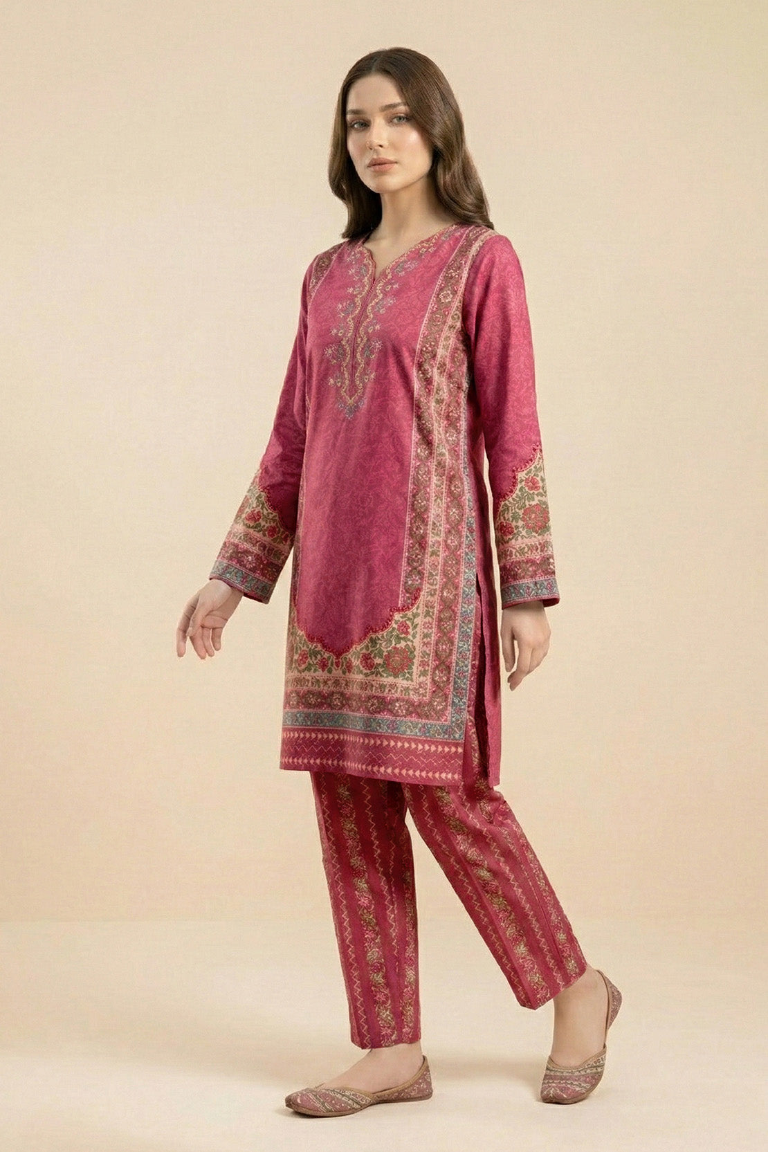 Embroidered - 2 Pc Lawn Suit
