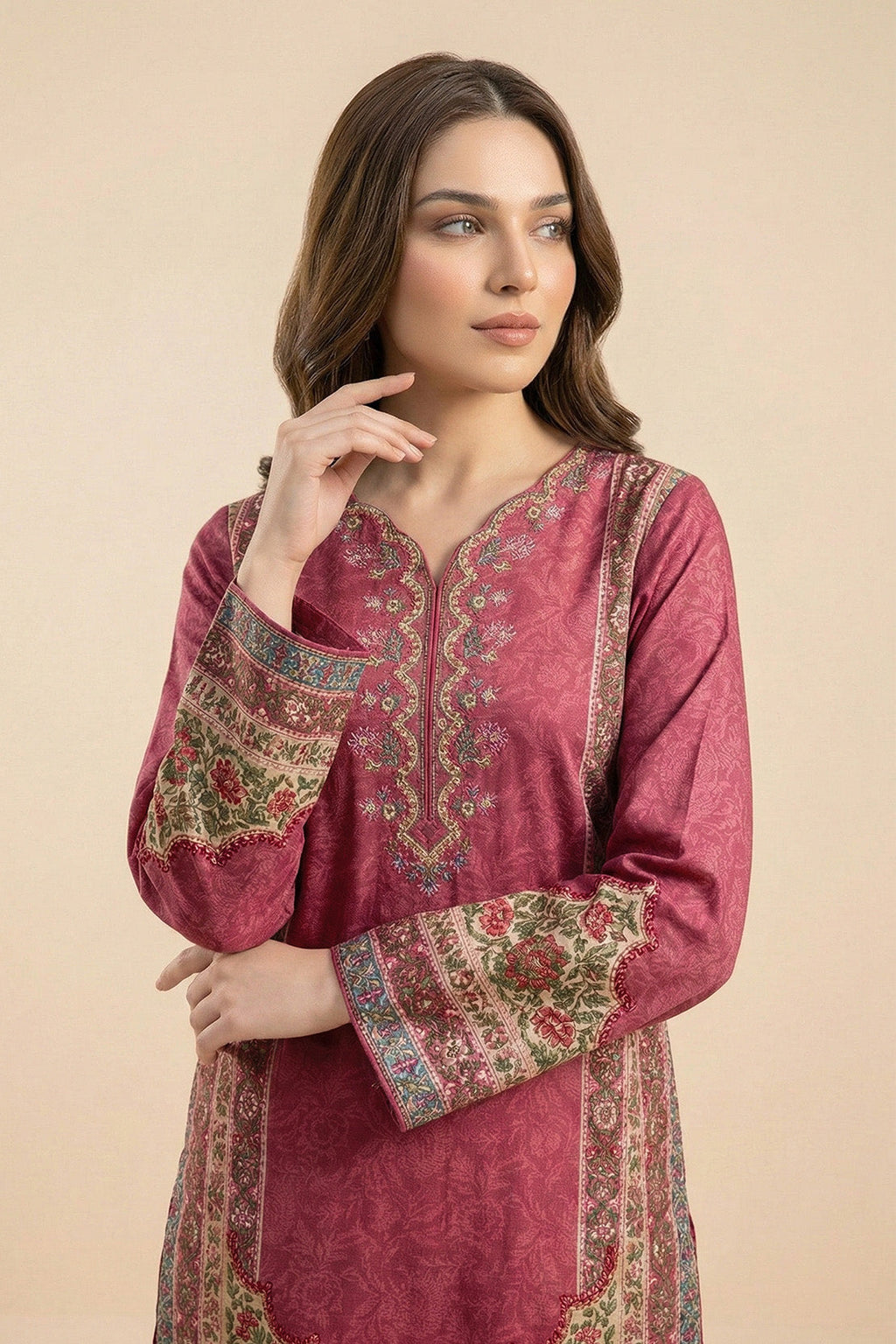 Embroidered - 2 Pc Lawn Suit