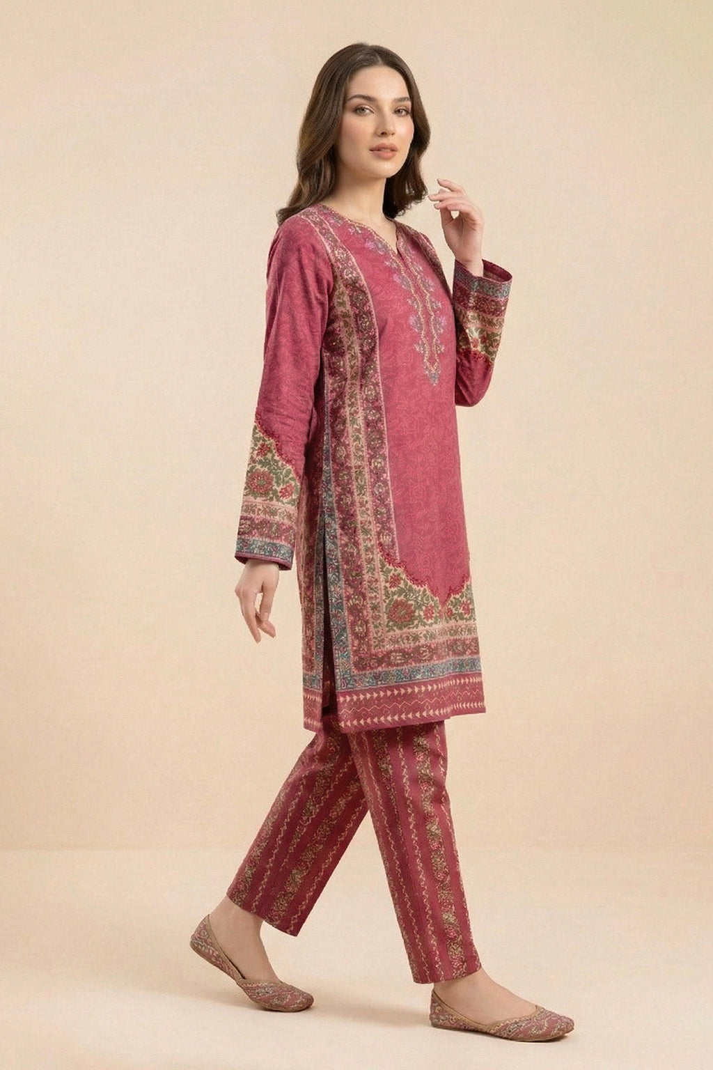 Embroidered - 2 Pc Lawn Suit