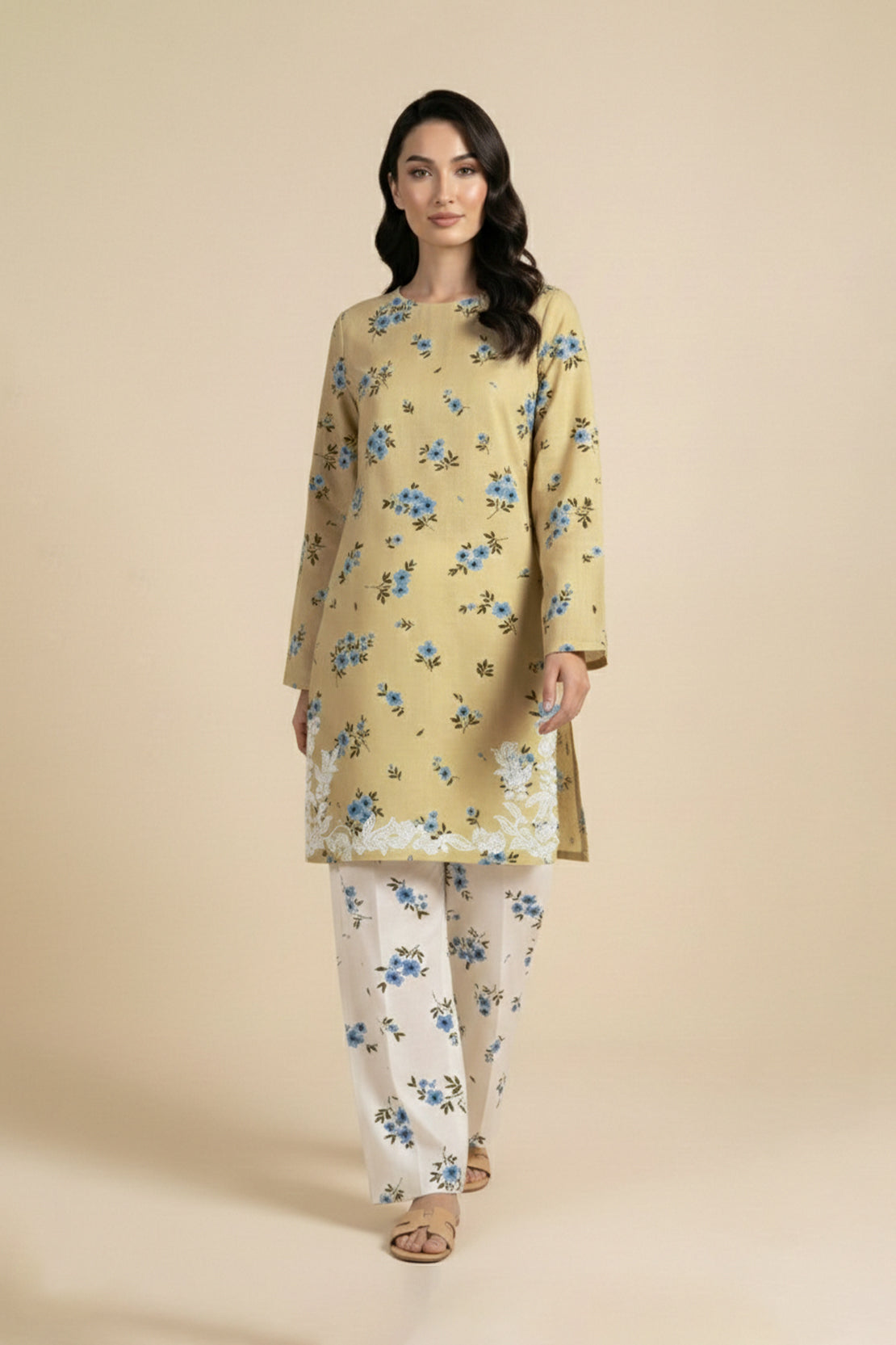 Embroidered - 2 Pc Lawn Suit