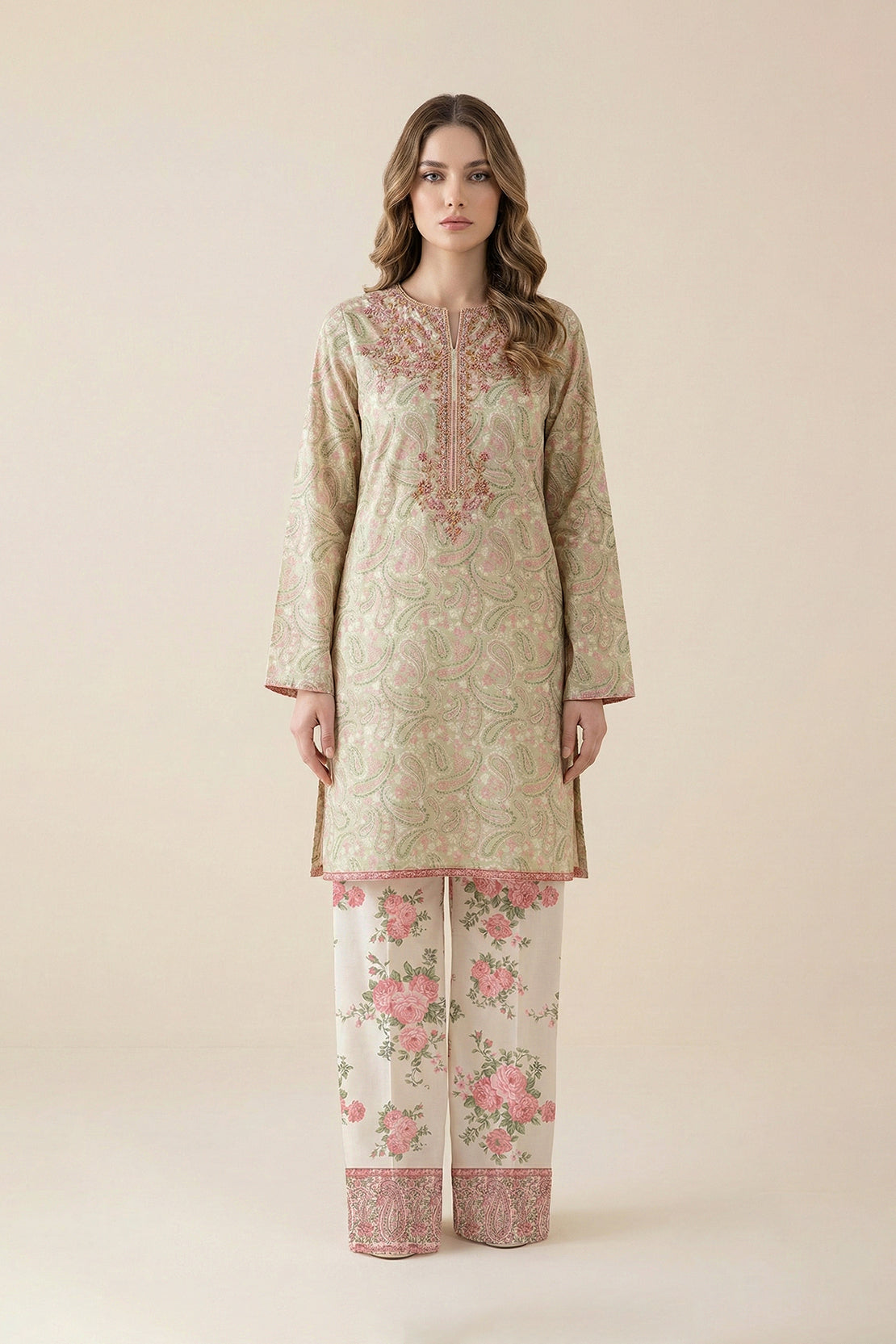 Embroidered - 2 Pc Lawn Suit