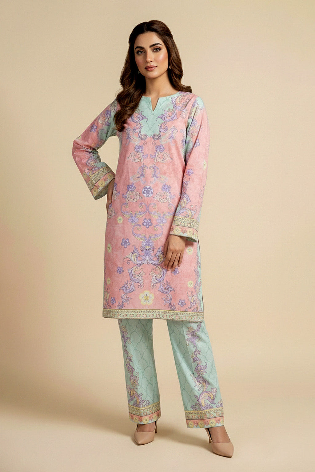 Printed - 2 Pc Lawn Suit (Shirt & Trouser)