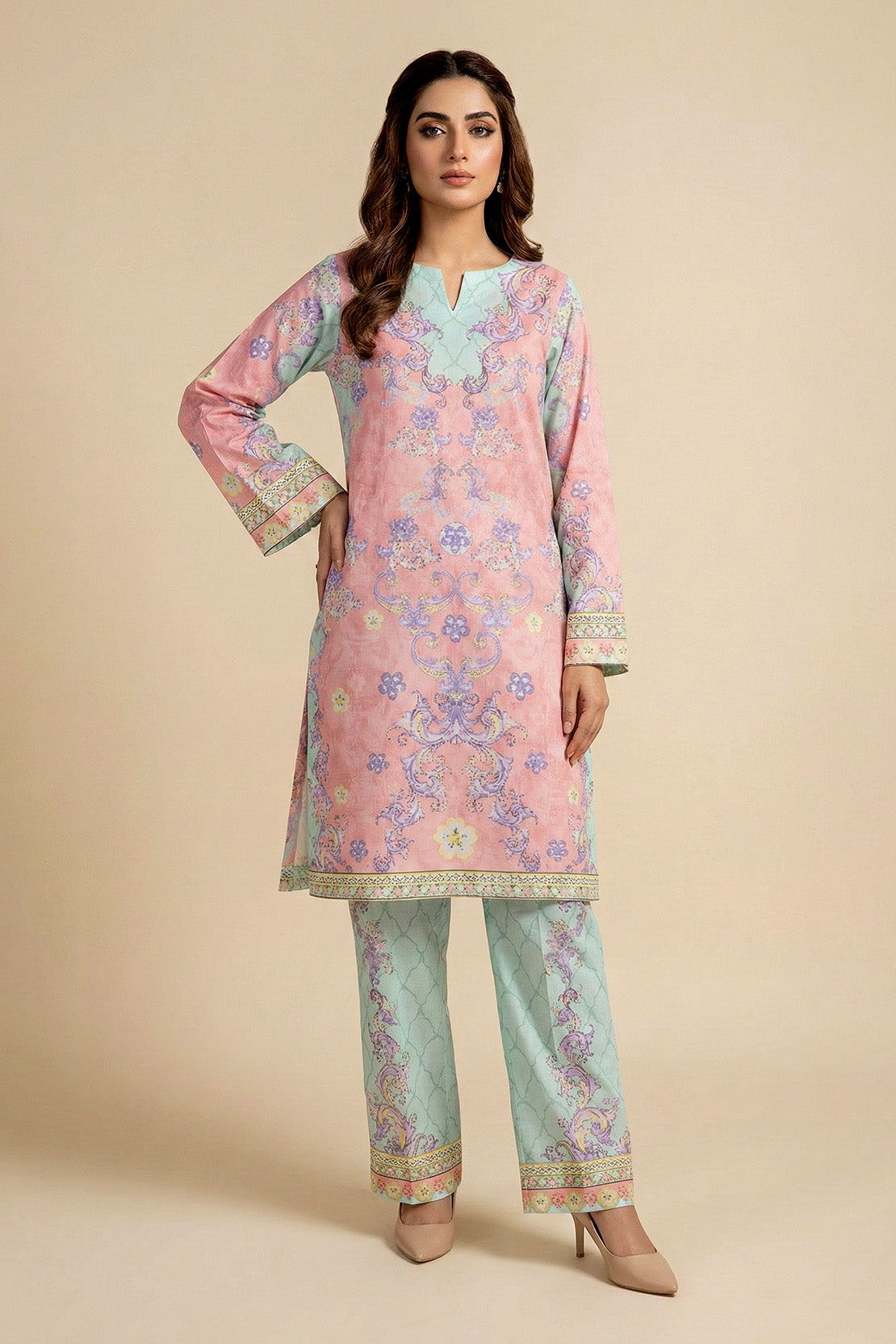 Printed - 2 Pc Lawn Suit (Shirt & Trouser)