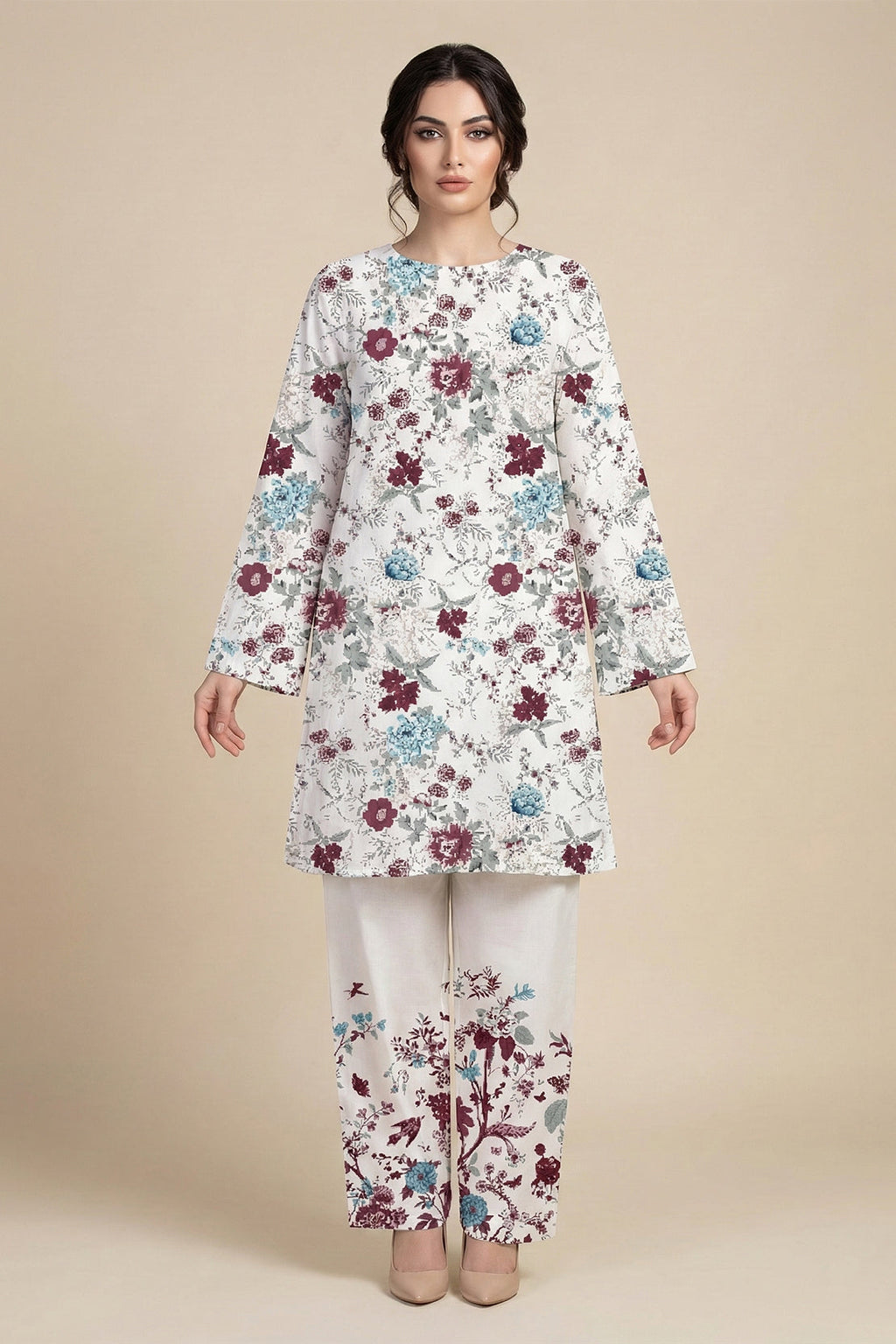 Printed - 2 Pc Lawn Suit (Shirt & Trouser)