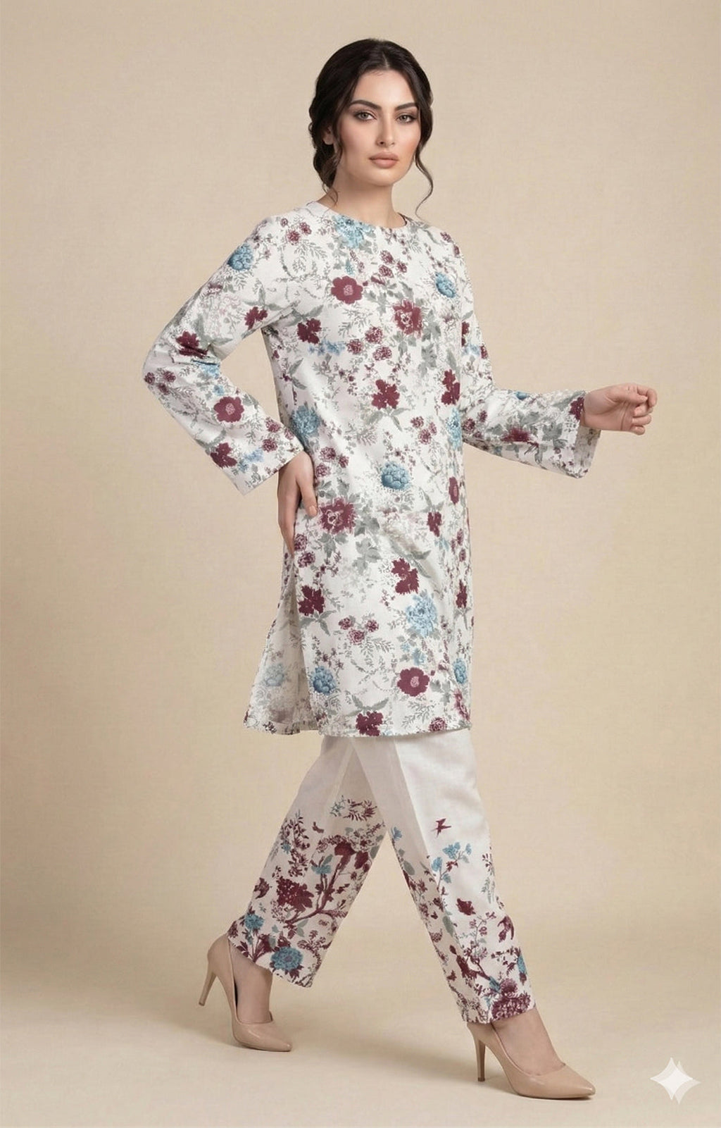 Printed - 2 Pc Lawn Suit (Shirt & Trouser)