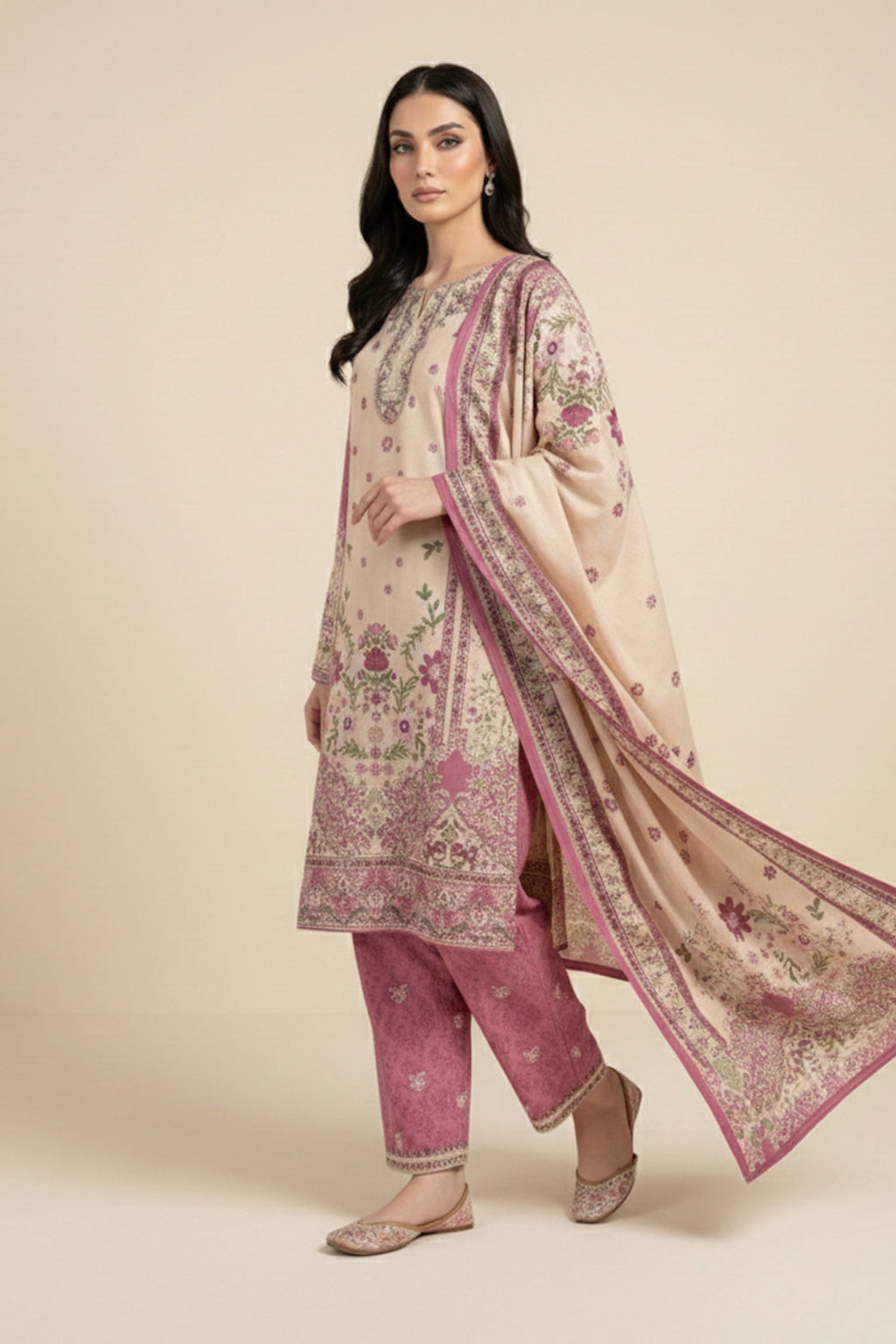 Embroidered - 3 Pc Lawn Suit