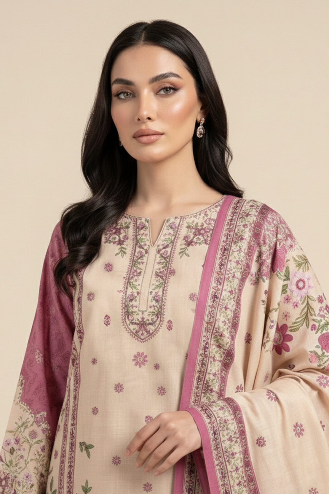Embroidered - 3 Pc Lawn Suit