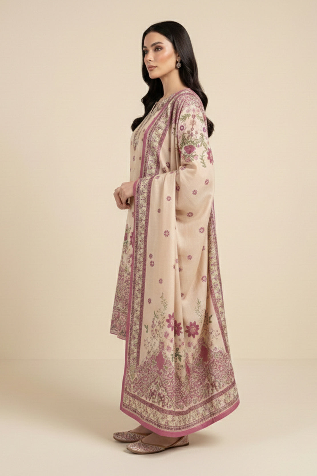 Embroidered - 3 Pc Lawn Suit