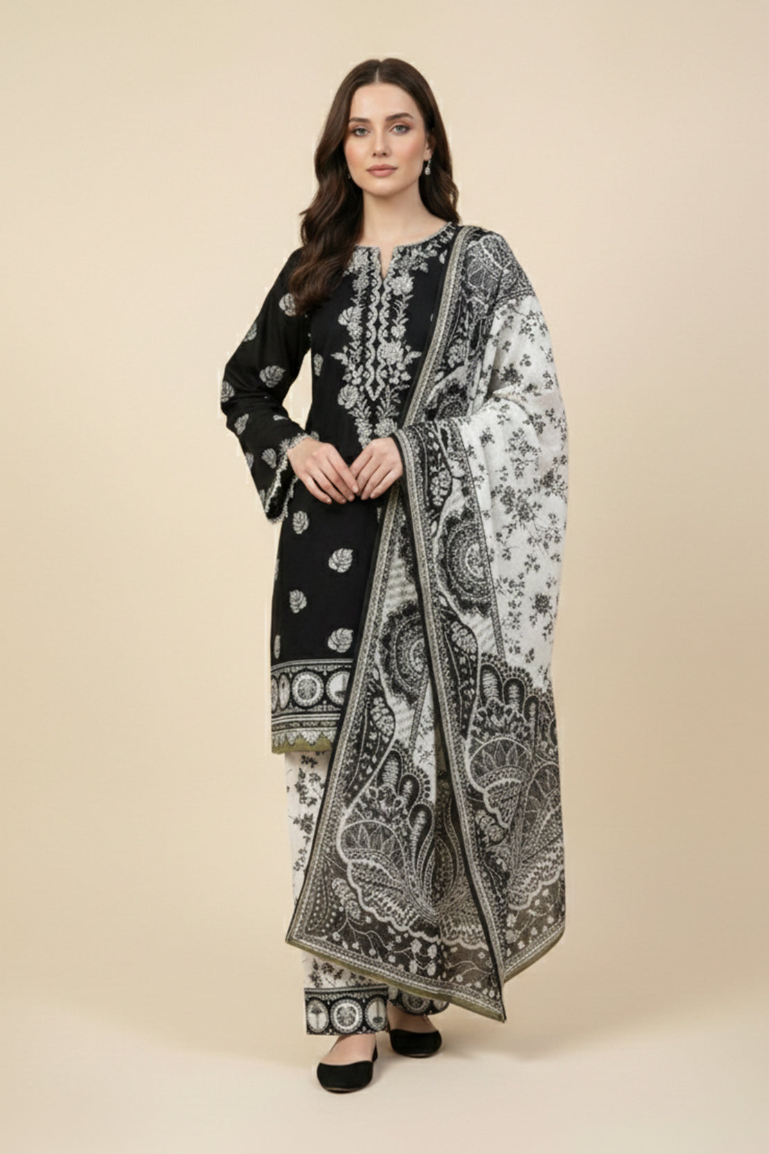 Embroidered - 3 Pc Lawn Suit