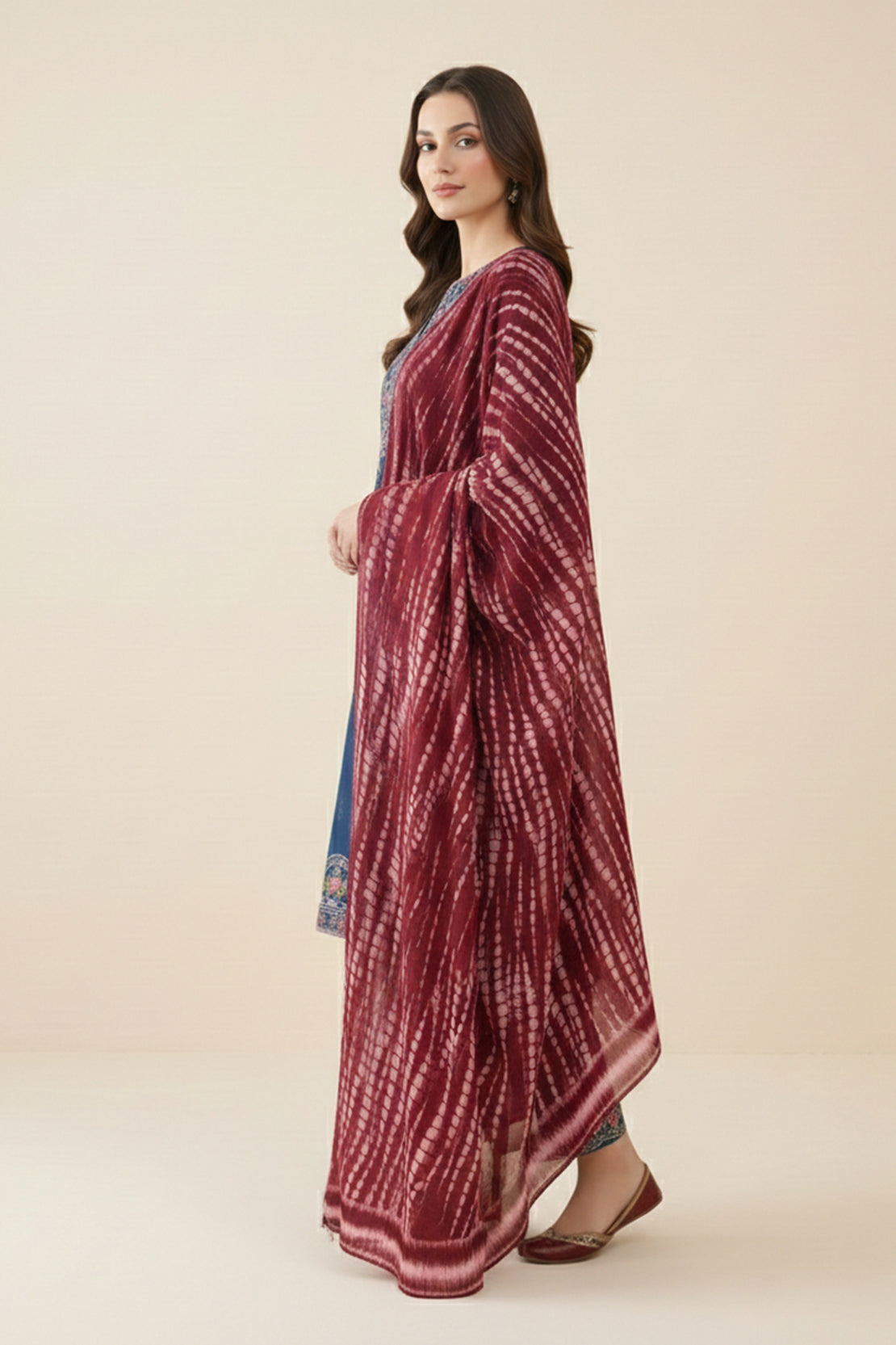 Embroidered - 3 Pc Lawn Suit