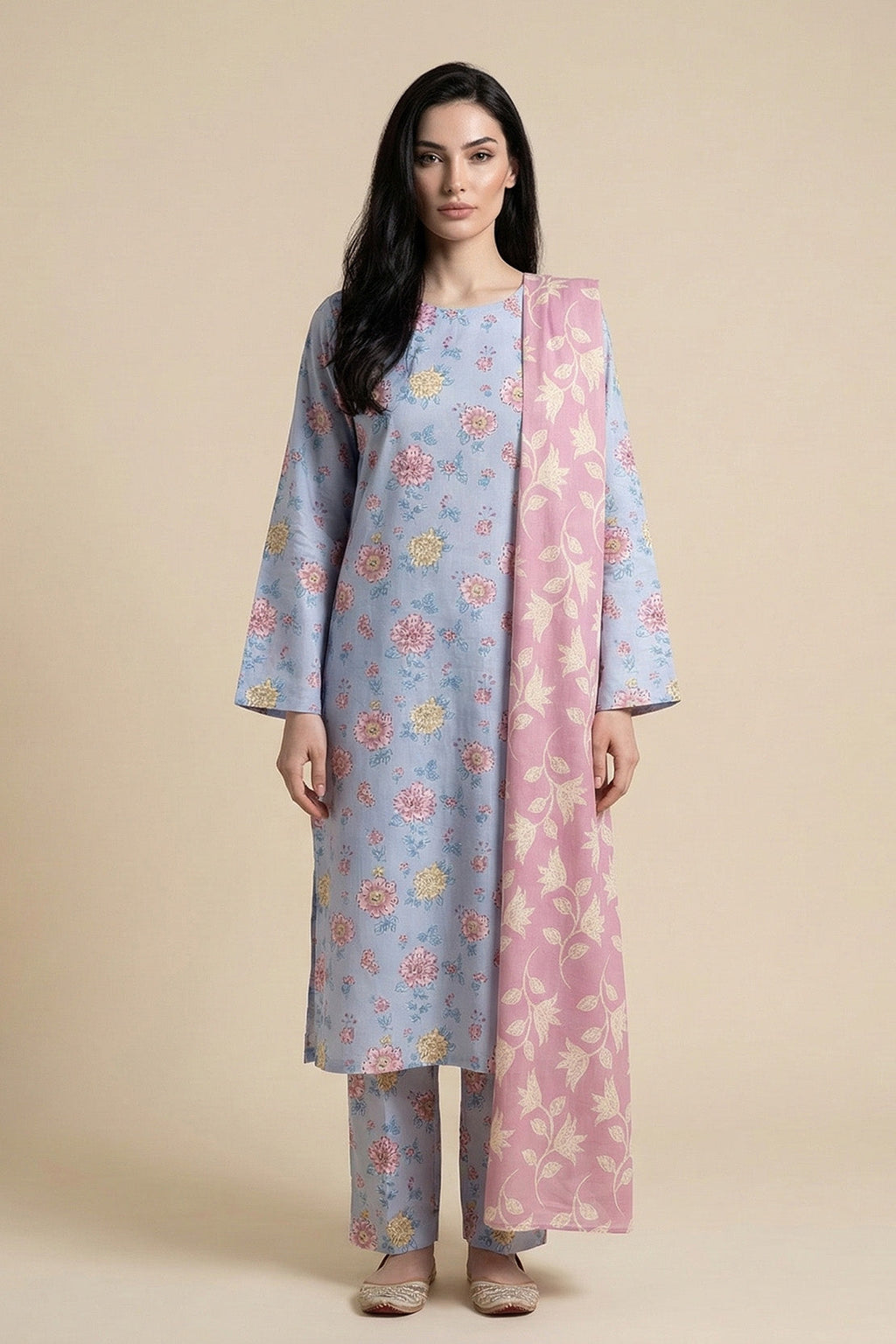Printed - 3 Pc Lawn Suit