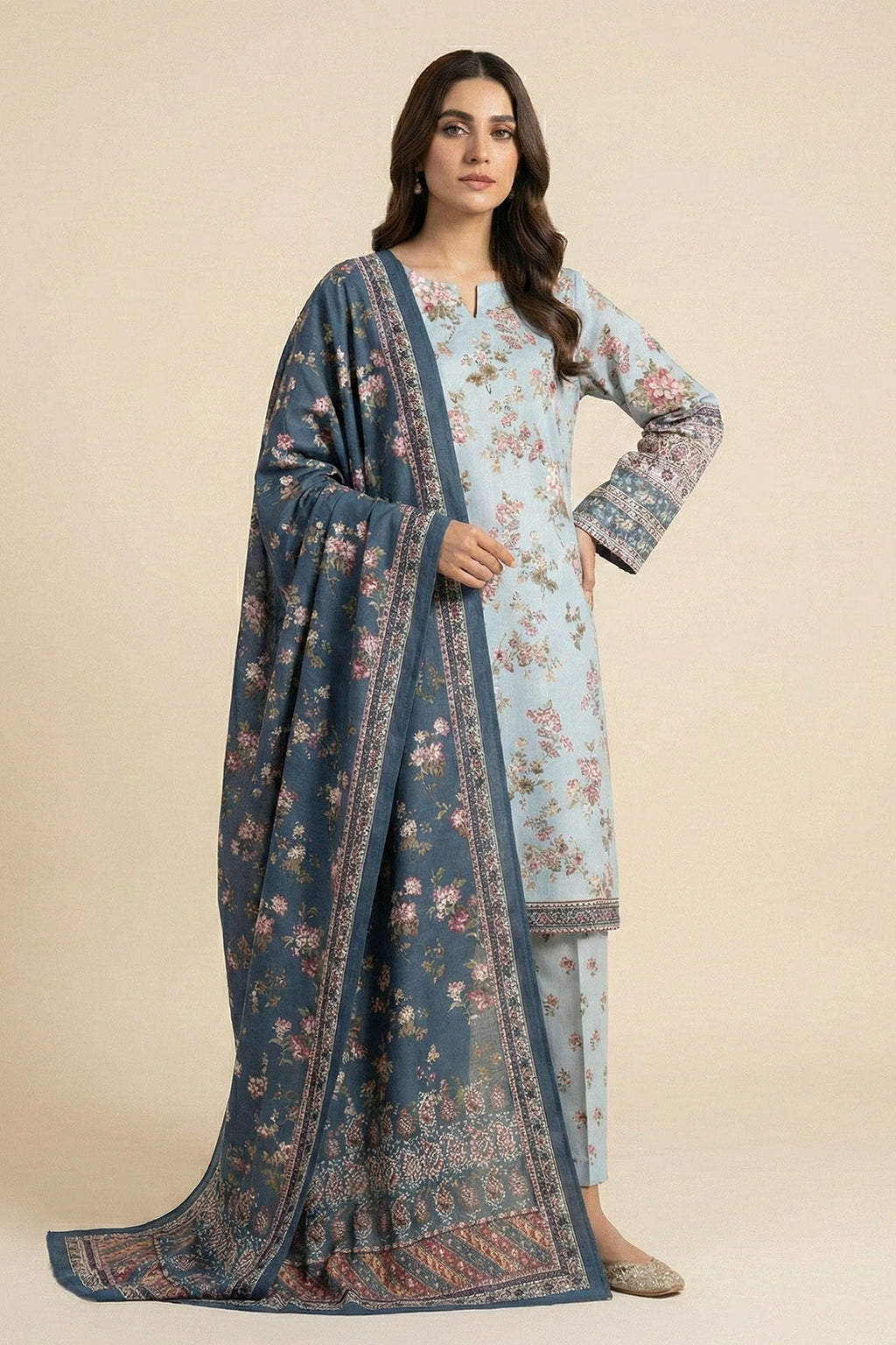 Printed - 3 Pc Lawn Suit