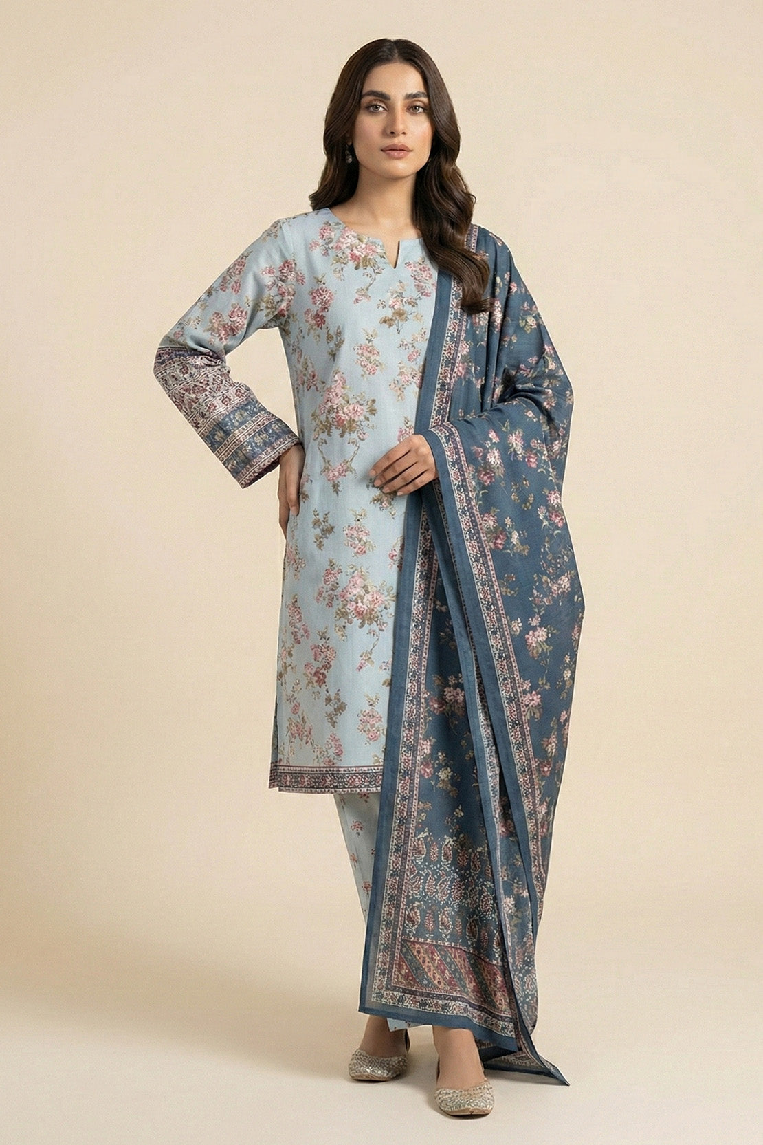 Printed - 3 Pc Lawn Suit
