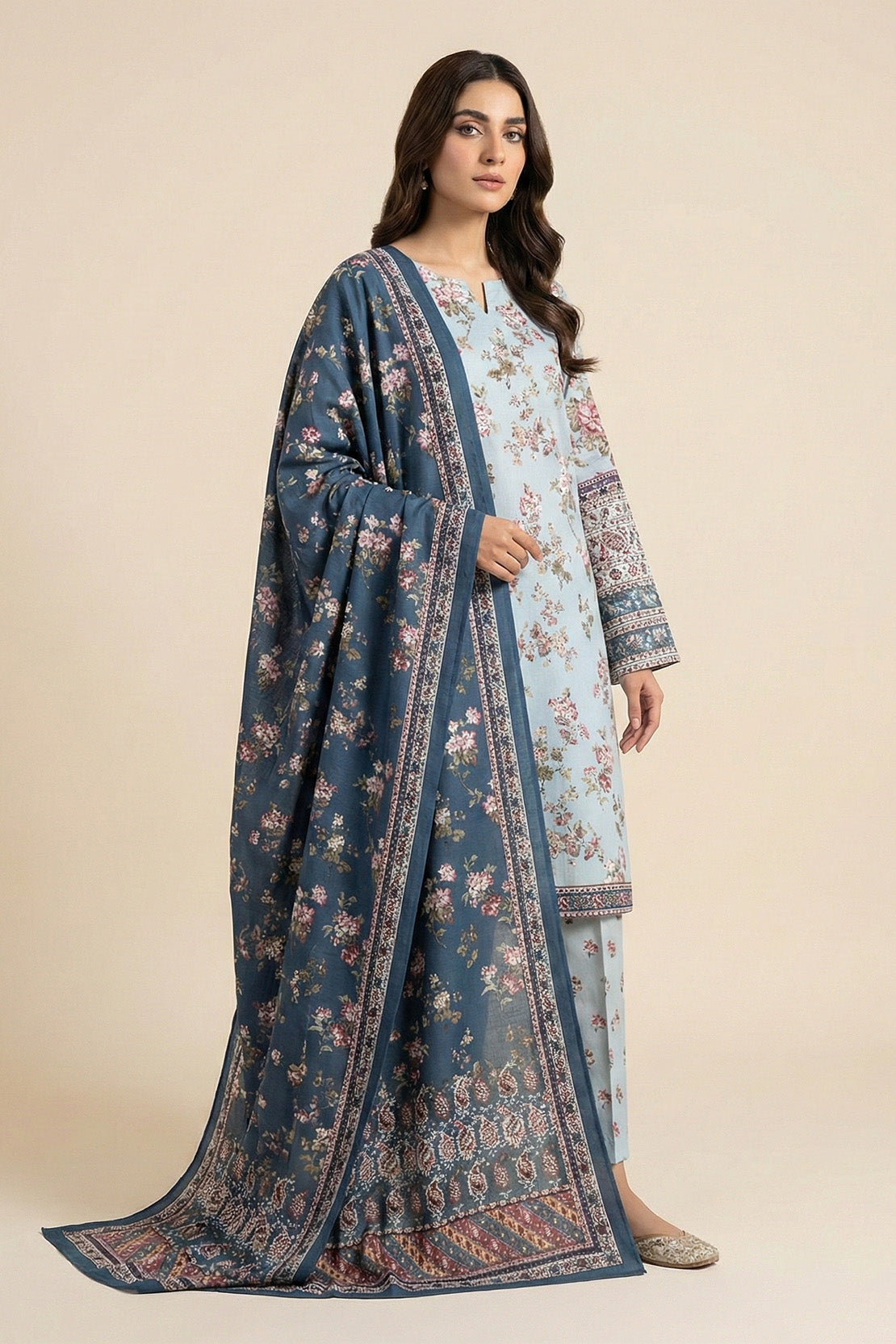 Printed - 3 Pc Lawn Suit