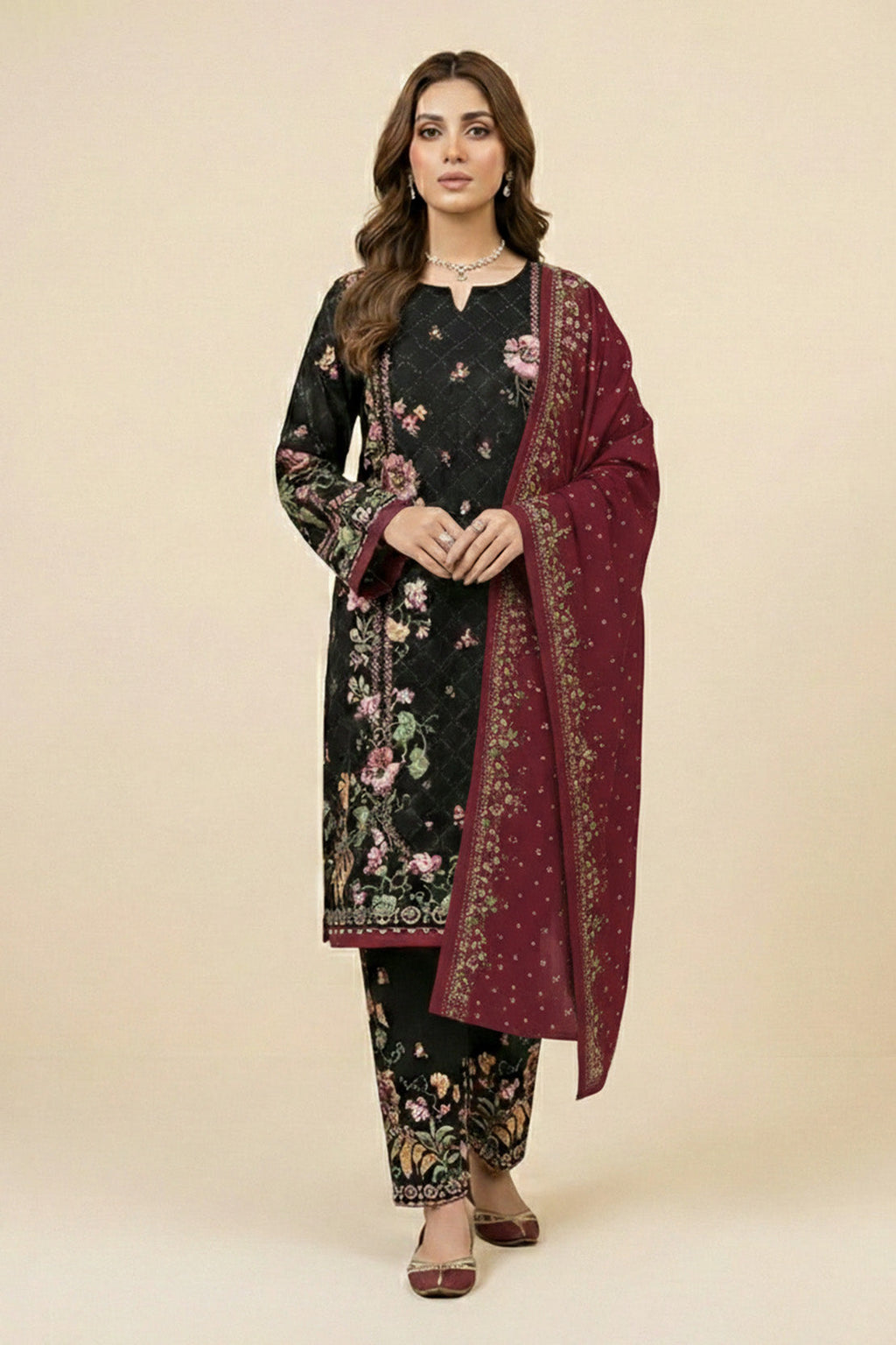 Printed - 3 Pc Lawn Suit