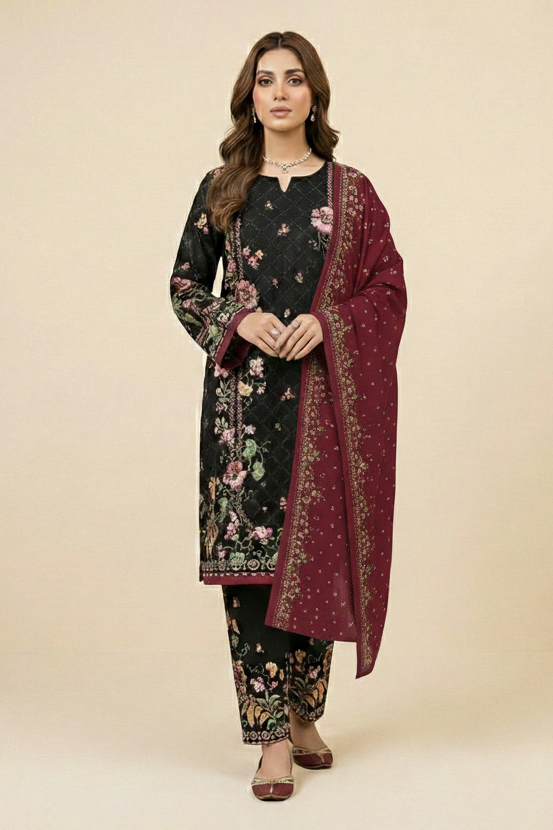 Printed - 3 Pc Lawn Suit